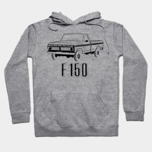 1976 F150 Black Print Hoodie